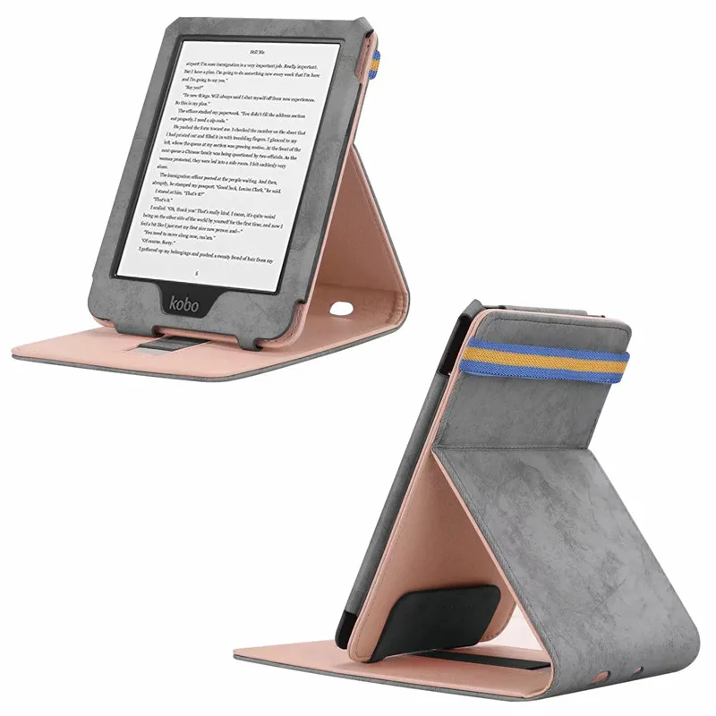 Умный кожаный чехол для Kobo Clara HD 6 дюймов() ультра тонкий противоударный чехол для Kobo Clara Прозрачный HD чехол для автоматического сна/пробуждения