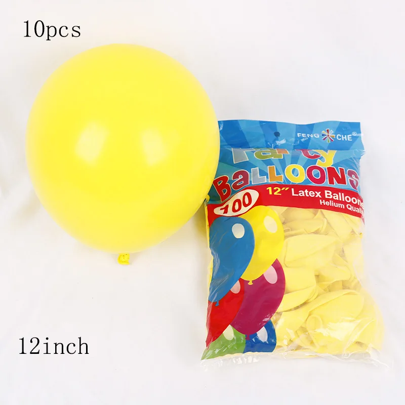 10pcs huang 1 шт. гигантский динозавр фольгированный шар воздушные шарики в виде животных День Рождения украшения Дети 1 год День рождения девушка любовь вечерние Decora globos - Цвет: 10pcs huang