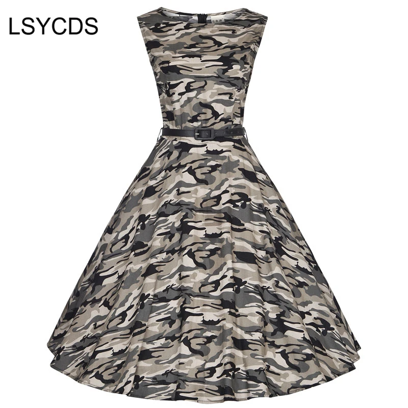 Женское винтажное платье в стиле Одри Хепберн зеленое болотного цвета 50 60 х годов