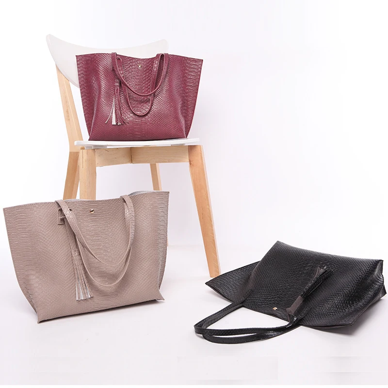 XMESSUN женские сумочки со змеиным узором вместительная сумка-мессенджер через