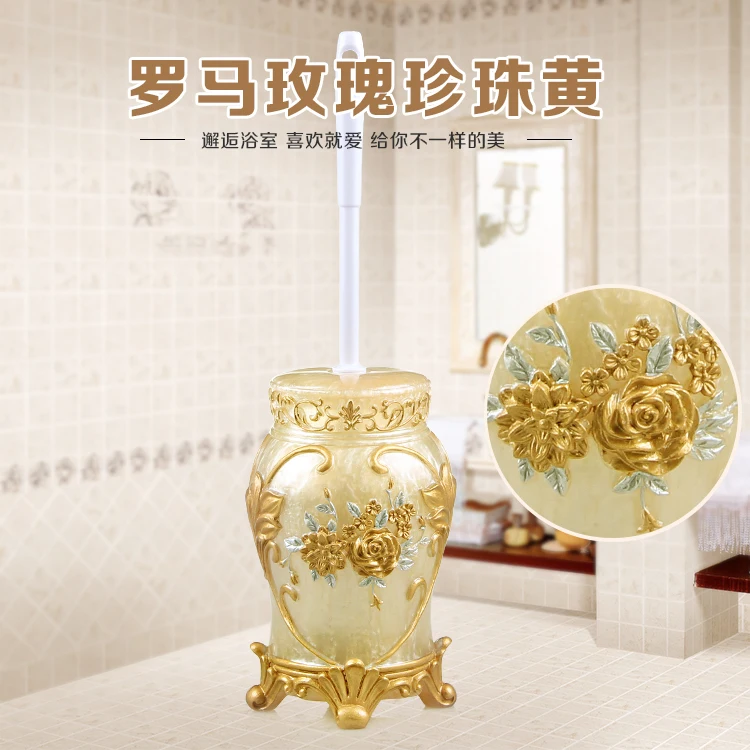 

Hardcover brush set toilet brush resin toilet brush seat toilet cleaning brush