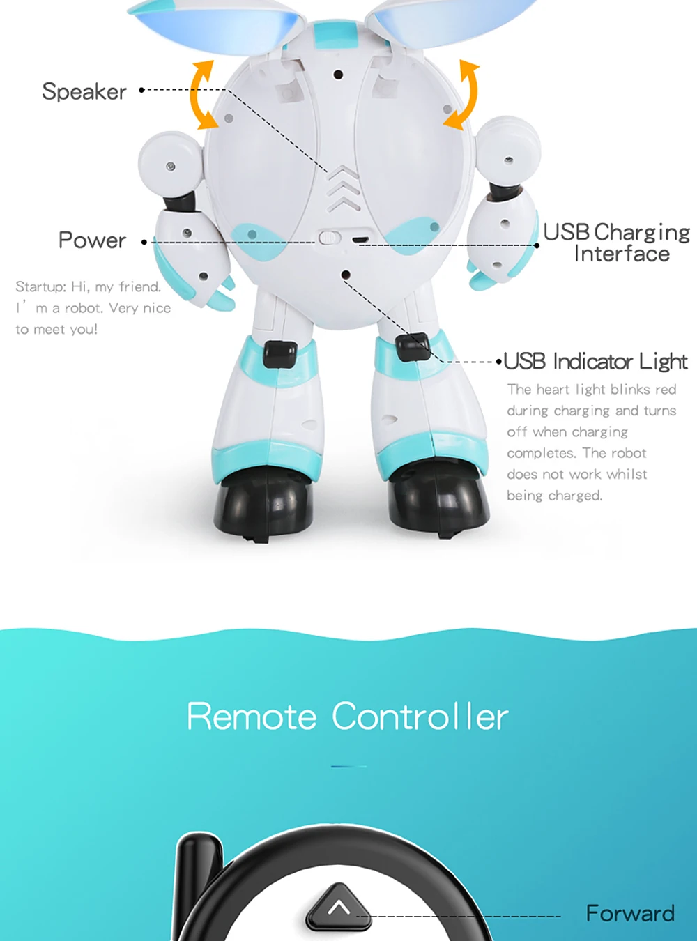 JJRC R14 Интеллектуальный программируемый робот игрушки дистанционное управление круглые роботы поддержка голосовой светодиодный светильник прогулочный слайд движение для детей