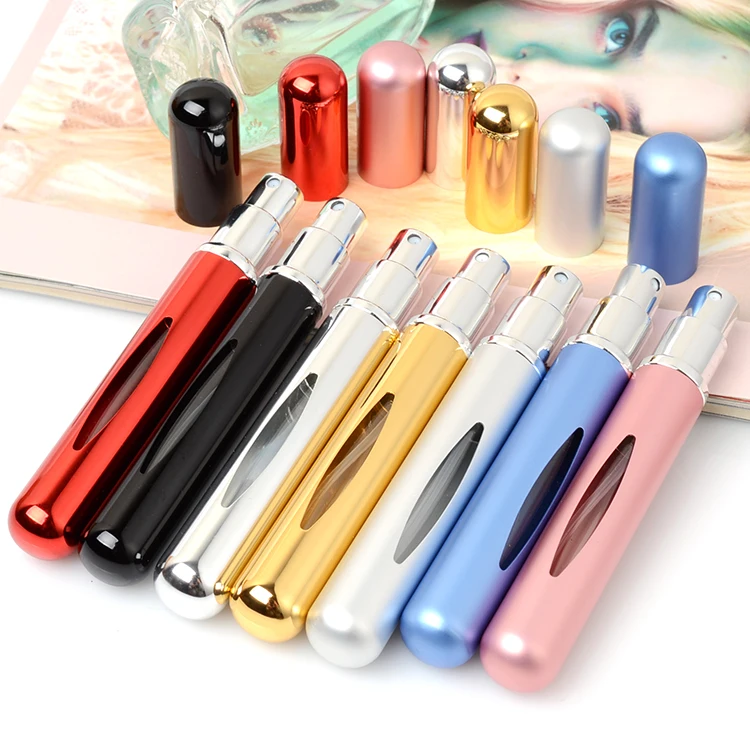 L40-5ML маленькая цветная Портативная Алюминиевая трубка-лайнер стеклянная