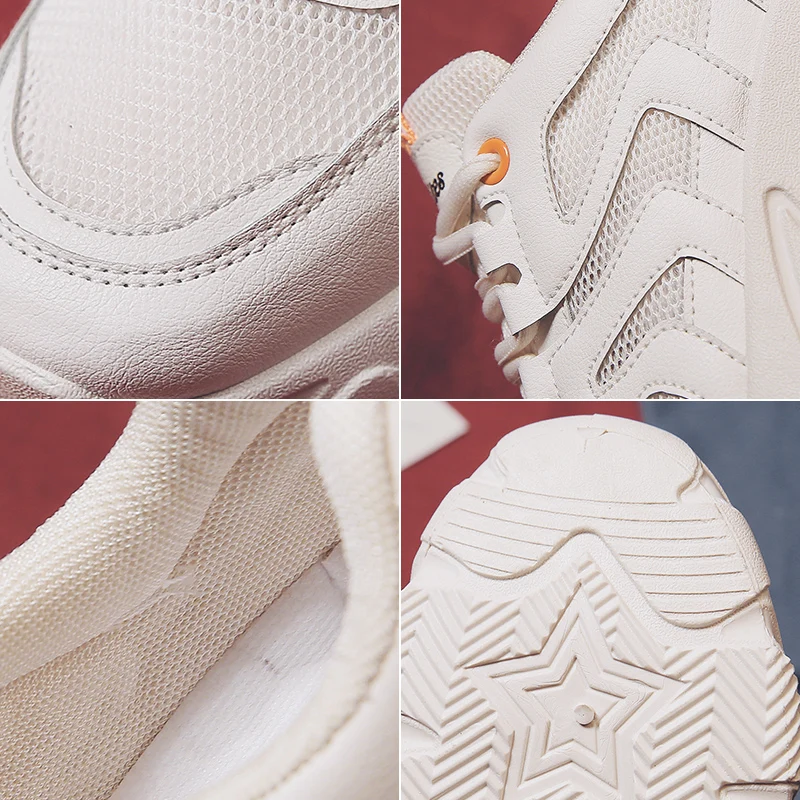 OLOMM/Модная спортивная обувь на платформе Женская летняя дышащая из сетчатого