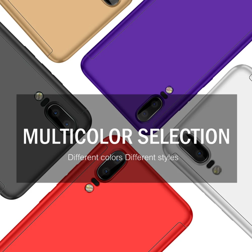 360 Full Cover Case For Honor 8X Max 8C Note 10 Lite 7X 6X 7A 7C V9 Play 8 9 on Huawei Y5 Y6 Pro Y9 Y7 2019 With Glass |