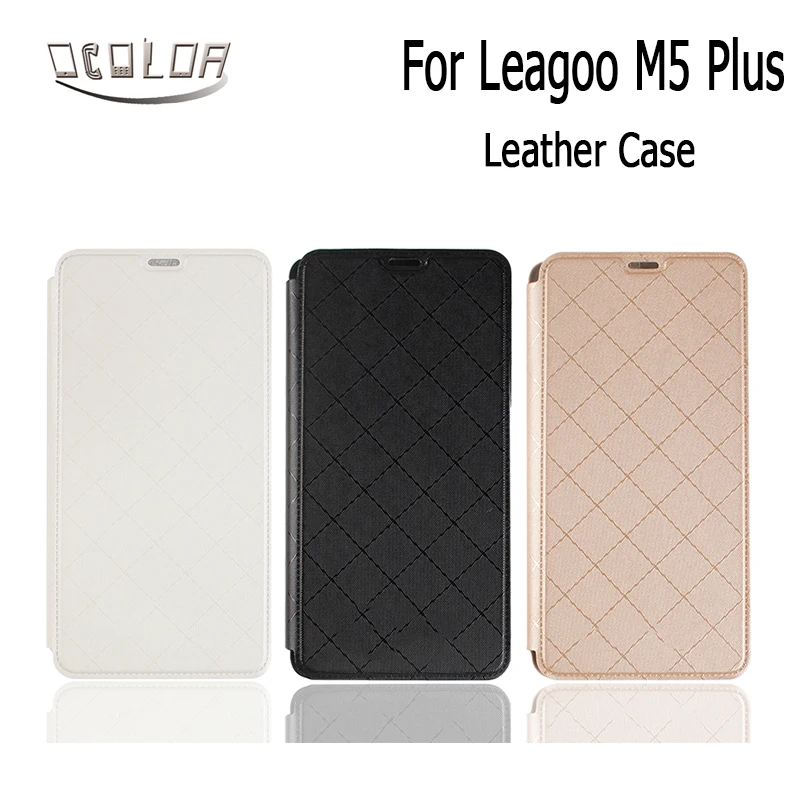 Ocolor для Leagoo M5 плюс Батарея чехол кожаный оболочка смартфон флип Защитный Чехол