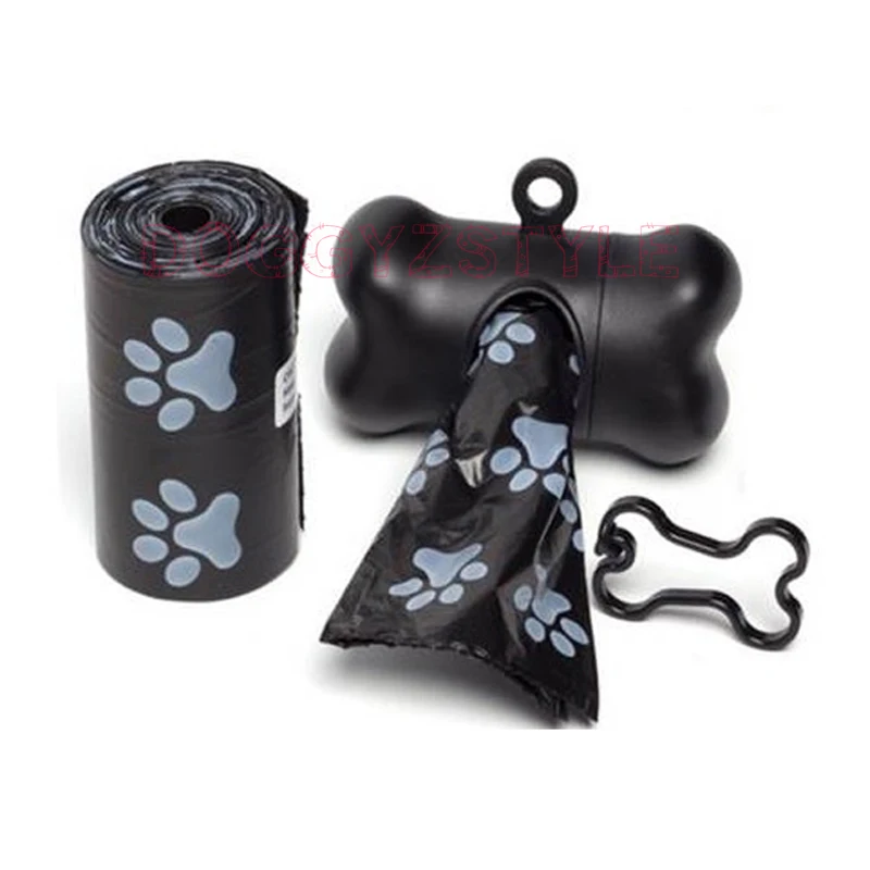 1 рулон мешок для выгула собак и шт. диспенсер костей | Дом сад