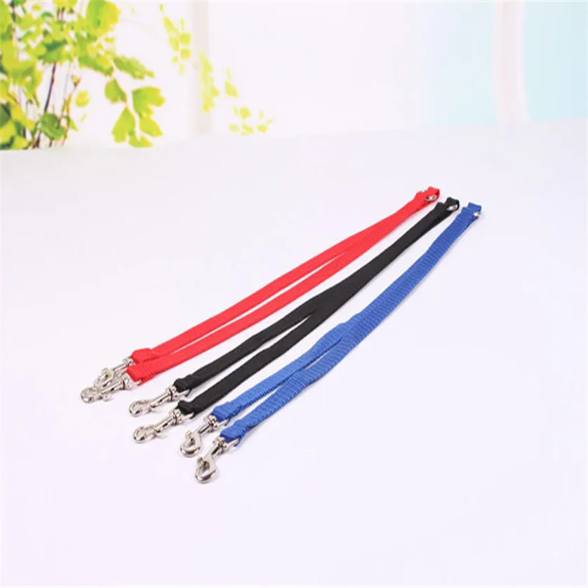 Двойной собачий двойной сильный многоцветный свинцовый поводок для собак