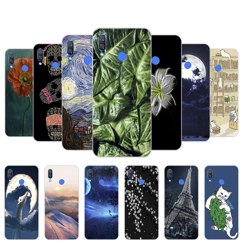Силиконовый чехол для Huawei nova 3 прозрачный телефона 6 дюйма ультратонкие мягкие
