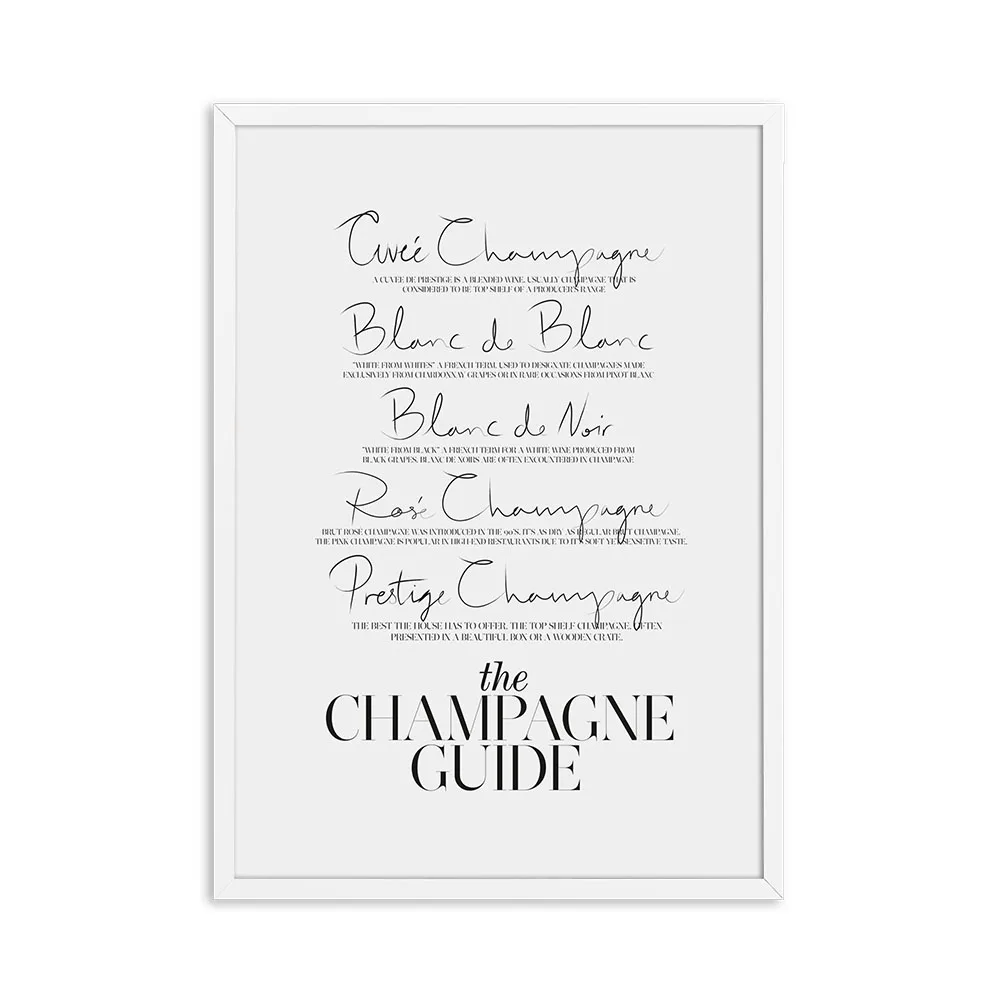 Coffee Guide Tea Posters And Prints Wine Champagne Wall Art Canvas Painting Wall Pictures For Laundry Room Modern Art Wall Decor - Цвет: Picture D