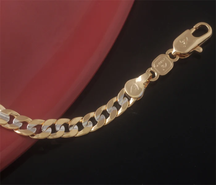 Горячая Распродажа мужские украшения MxGxFam (195*5 мм) оптовая цена 18 k + белый золотой