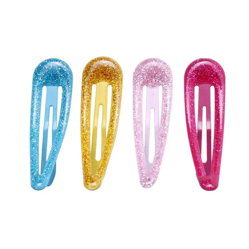 10/20 штук для маленьких девочек заколки волос Цвет блестящая шпилька Для женщин