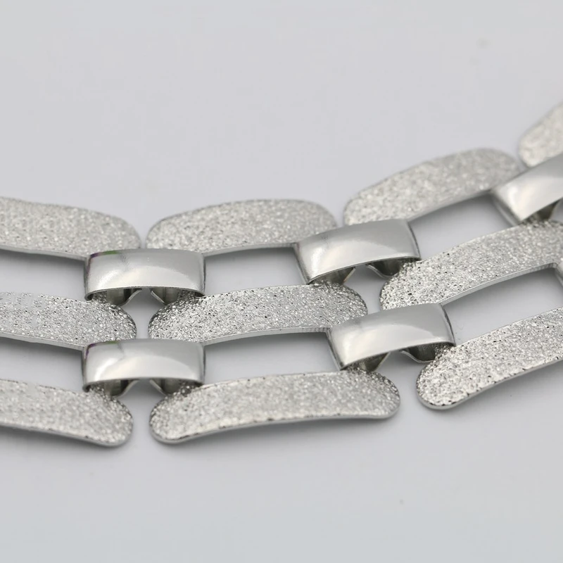 В стиле панк-рок Street Стиль коренастый ювелирные изделия матовая текстура сплава