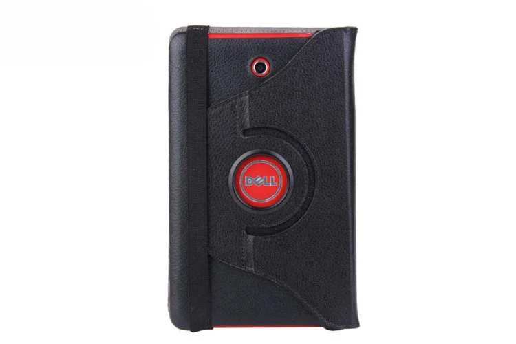 Вращающийся 360 градусов Роскошные Folio Stand кожаный чехол защитный для Dell Venue 8 V8 BK16RB