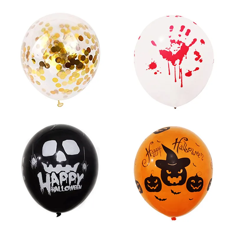21 шт воздушный шар на Хэллоуин набор латексные шары день рождения воздушные