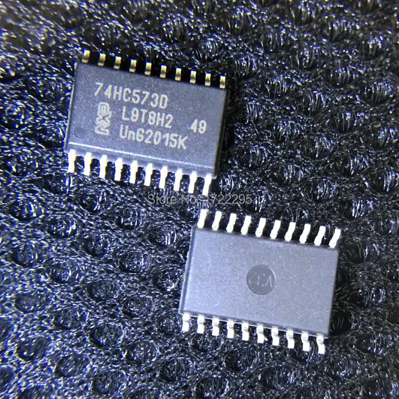 10 шт. 74HC573D 74HC573 HC573 SOIC20 SOP20-7.2MM 3-state Octal d-образная прозрачная защелка | Обустройство