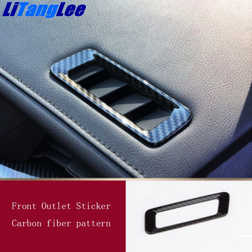 

Auto Front Ventilator Grille For Cadillac XT5 Decorative Cover Carbon Fibre Stainless Steel Frame Car Accessories