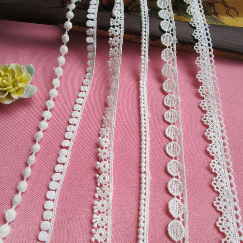 Lucia Crafts 2 ярдов 180 см длина кружевная лента детская одежда хлопковая отделка DIY