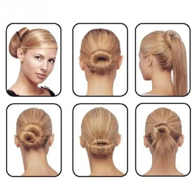 Ball French Twist Magic DIY Tool Bun Maker Sweet Dish Made Hair Band Accessories Synthetic Wig Donuts Bud Head | Красота и здоровье