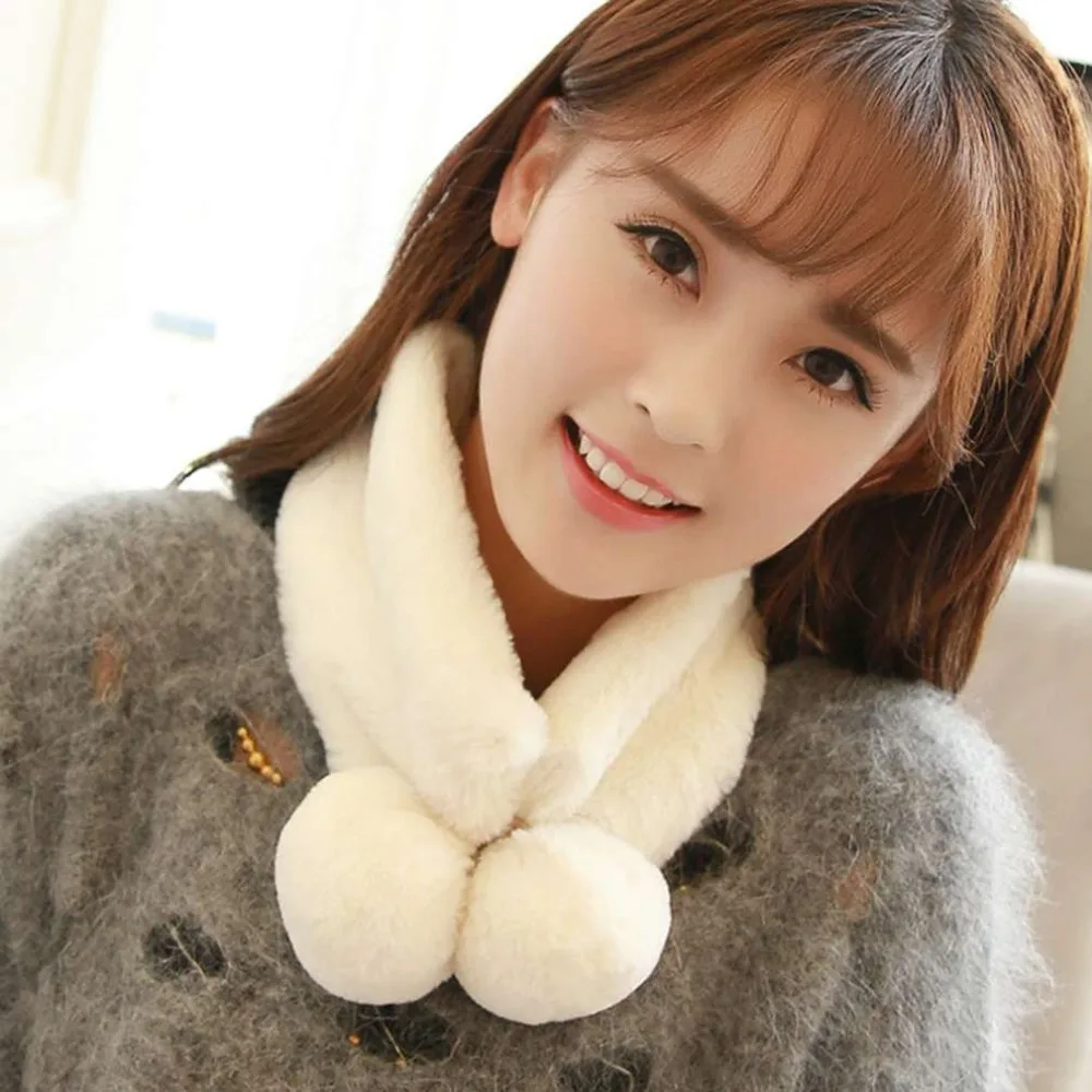 2016 Корейский Новый Стиль Женщины Сладкие Девочки Осень Зима Держать теплый Шарф