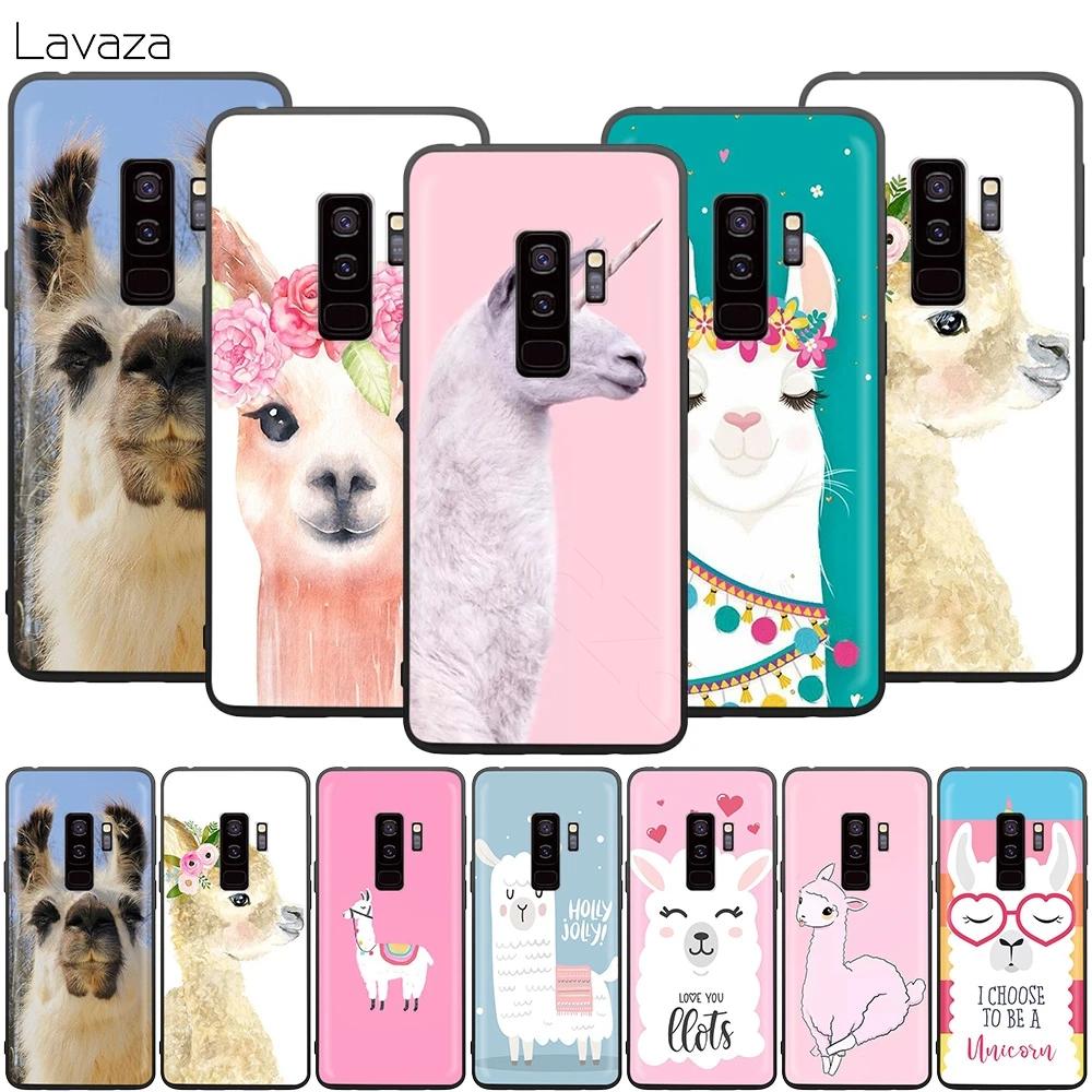 Чехол с ламой-альпаками для Samsung Galaxy J6 A9 A8 A7 A70 A6 A5 A50 A40 A30 A3 A10 A51 A71 A81 A91 2018 | Мобильные