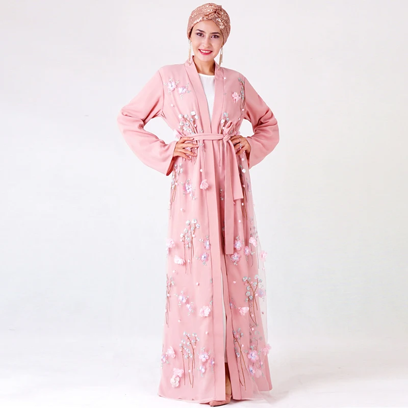 ИД Дубай Abaya кимоно мусульманское модное платье Abayas для женщин кафтан