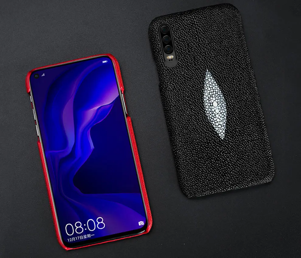 Langsidi чехол для huawei p20 lite Honor 20 pro 9X натуральная кожа ската крышка Carcasa для huawei p20 pro P30 натуральная кожа