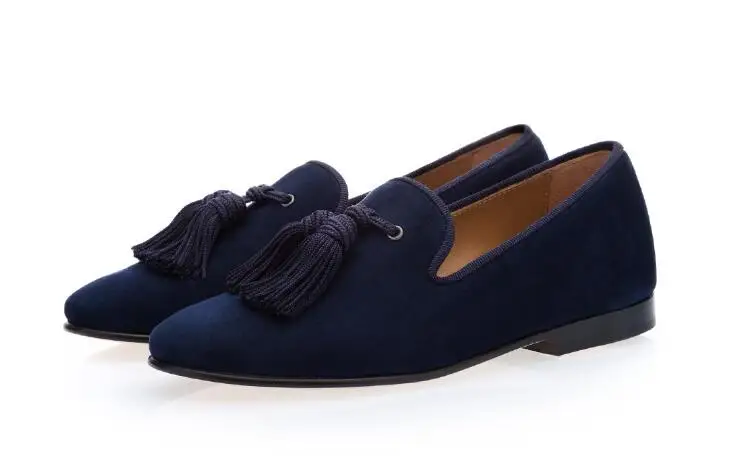 Fashion Men's Shoes Fringes Loafers Patent Suede Leather Flats Tassel Casual Men Party Dress Slippers Eu size 39-46 | Обувь