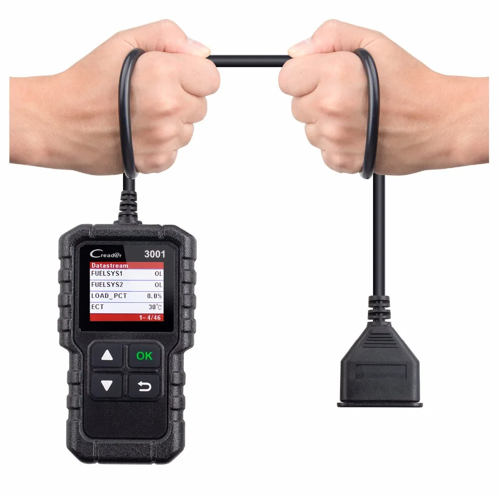 Диагностический сканер LAUNCH X431 CR3001 считыватель кодов OBD2 для автомобилей с