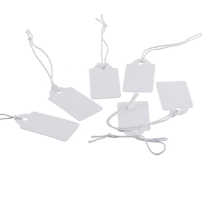 Оптовая продажа 200 шт. этикетки из крафтовой бумаги бумажные бирки наклейки 22x13 мм