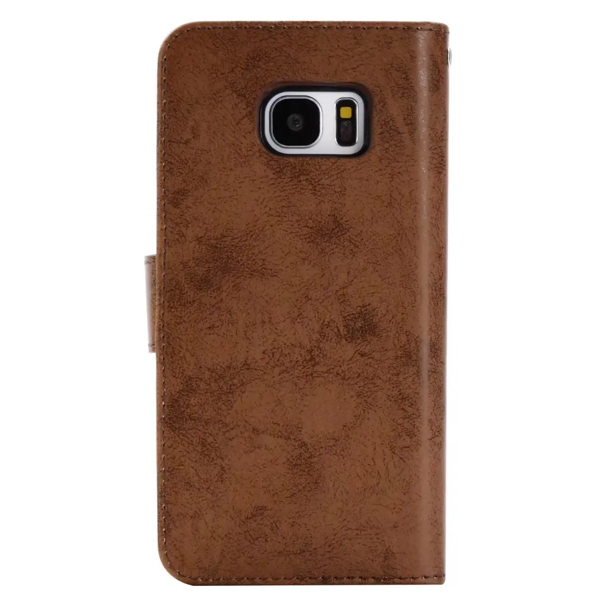 Роскошный тонкий гибридный 2 в 1 Вертикальный флип-держатель для карт кожаный