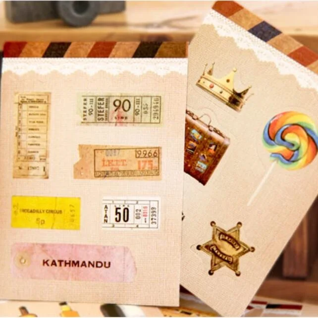 4 шт./лот, каваи, винтажная жизнь, мини-печать, Набор наклеек, подарочное украшение, Уплотнительная наклейка для студентов, DIY label deco pack