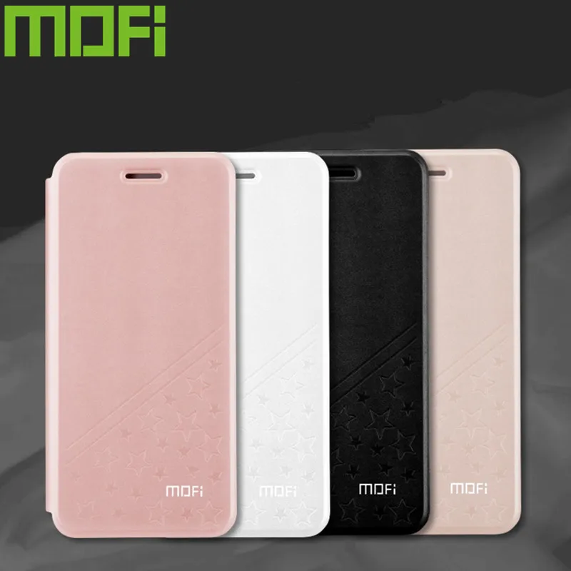 Первоначально Mofi для OnePlus 5 Чехол флип Роскошные Стенд кожа сзади Fundas чехол One Plus
