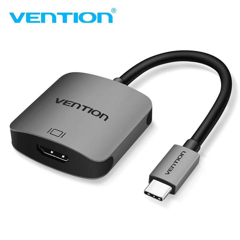Vention USB C type C к HDMI Женский поддержка 4K* 2K для Macbook Chromebook Pixel Xiaomi huawei mate 10 USB 3,1 type-C HDMI адаптер