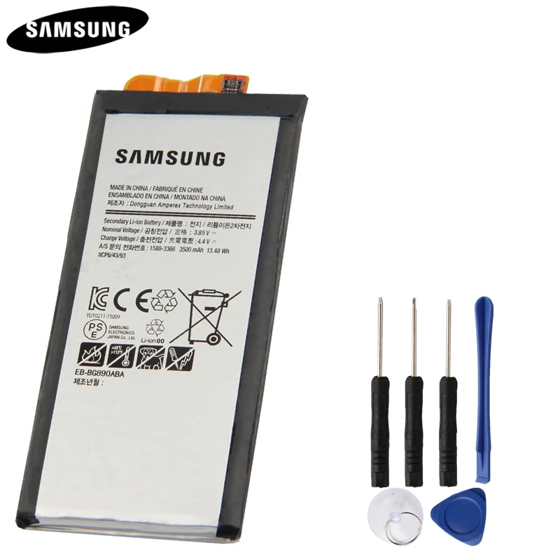 Аккумулятор EB-BG890ABA для samsung Galaxy S6 Active G890A G870A 3500 мАч подлинный аккумулятор для телефона