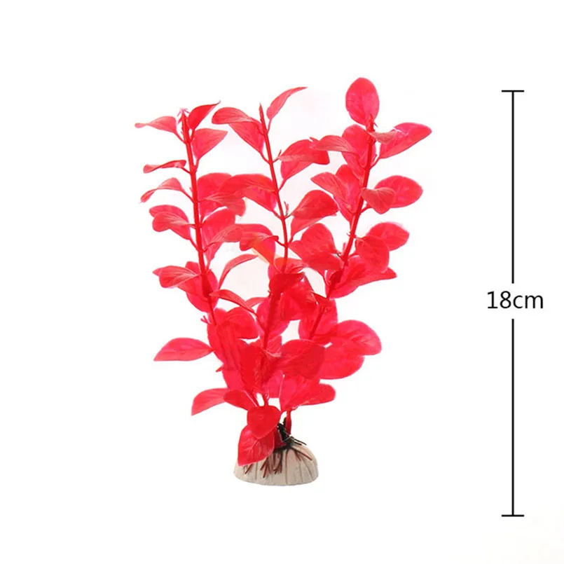 PVC Fish Accessories Aquarium Decoration Green Artificial Plastic Water Grass Plants Aquatic Pet for | Дом и сад