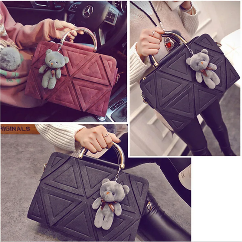 Брелок Popobe мрачный медведь милый плюшевый брелок для ключей подвеска | Украшения