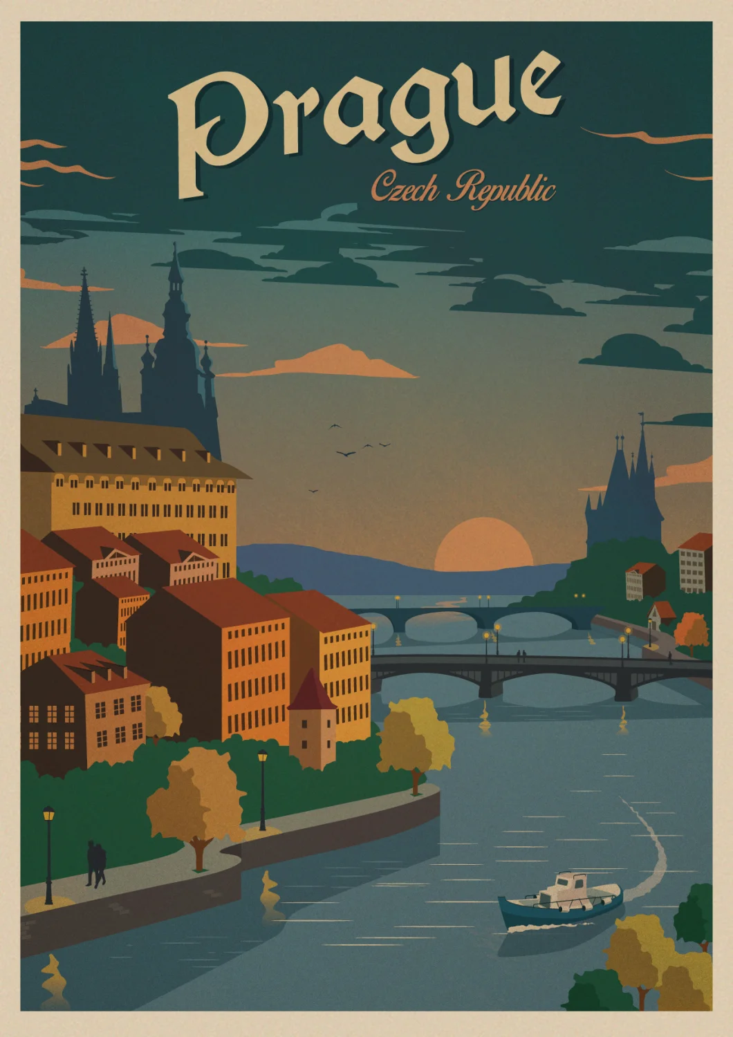 PARIS/Рим/Венеция/LOND0N/Искусство путешествия чайная кружка винтажные наклейки из крафт-бумаги для путешествий настенные наклейки-постеры дома подарок декор для комнаты A3 - Цвет: 12