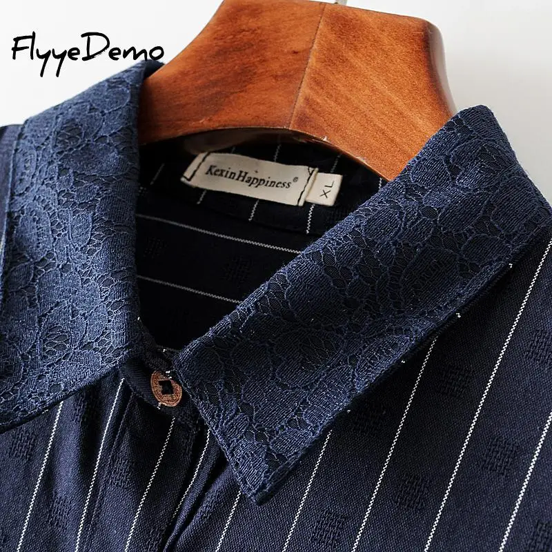 2019 New Spring Plus Size Women Blouse Turn Down Collar Long Sleeve Work Shirts Office Tops Striped For Business |
