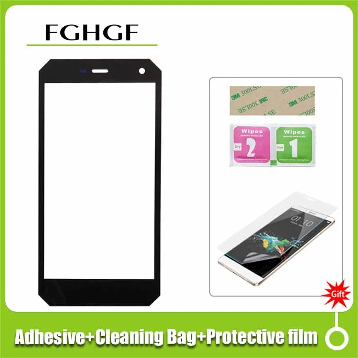 High Quality For Myphone Hammer Energy Black Color Front Outer Glass Lens Replacement Part