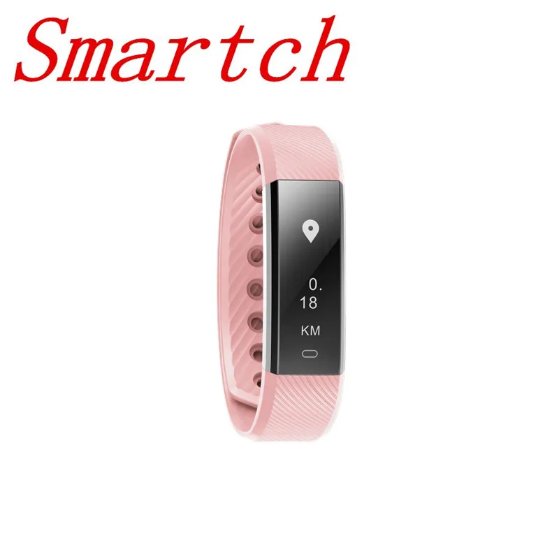 Смарт-браслет Smartch ID115 HR Plus с пульсометром и фитнес-трекером для apple IOS Android iPhone xiaomi