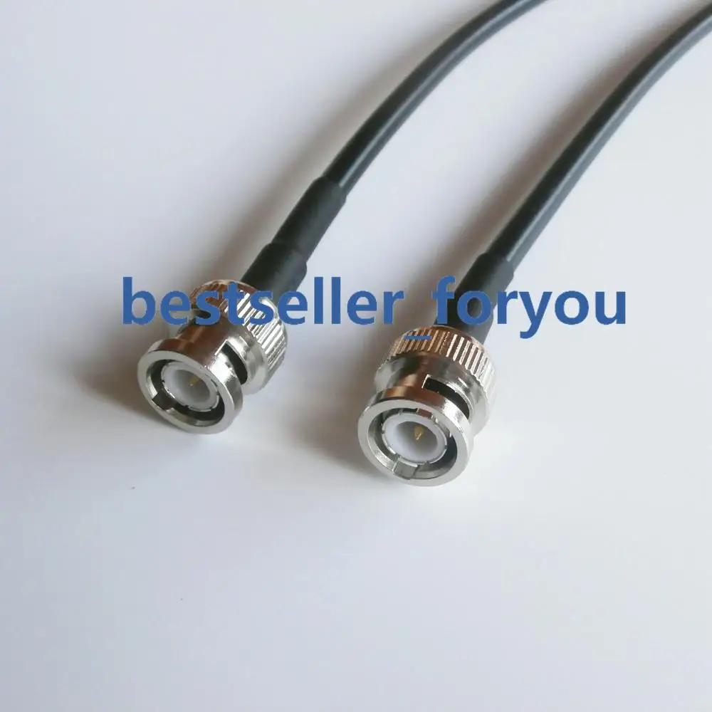 3 фута 1 м RG58 кабель с низким коэффициентом потери RF BNC Штекер прямой обжимной