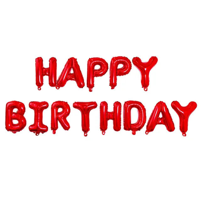 

16 inch Letters HAPPY BIRTHDAY Foil Balloons Happy Birthday Party Decoration Kids Rose Gold Air ballon For Birthday Party Decor