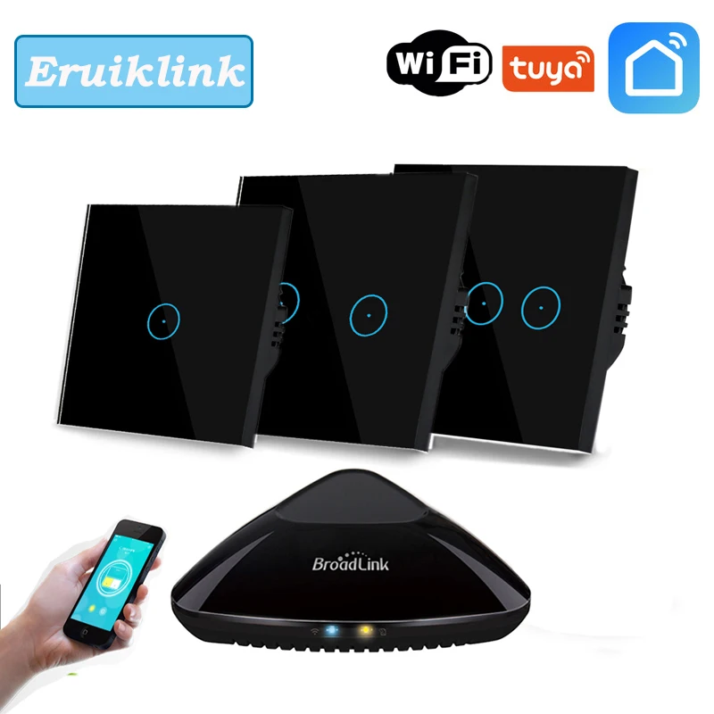 Беспроводной Выключатель Eruiklink RF433 настенный светильник стандарт