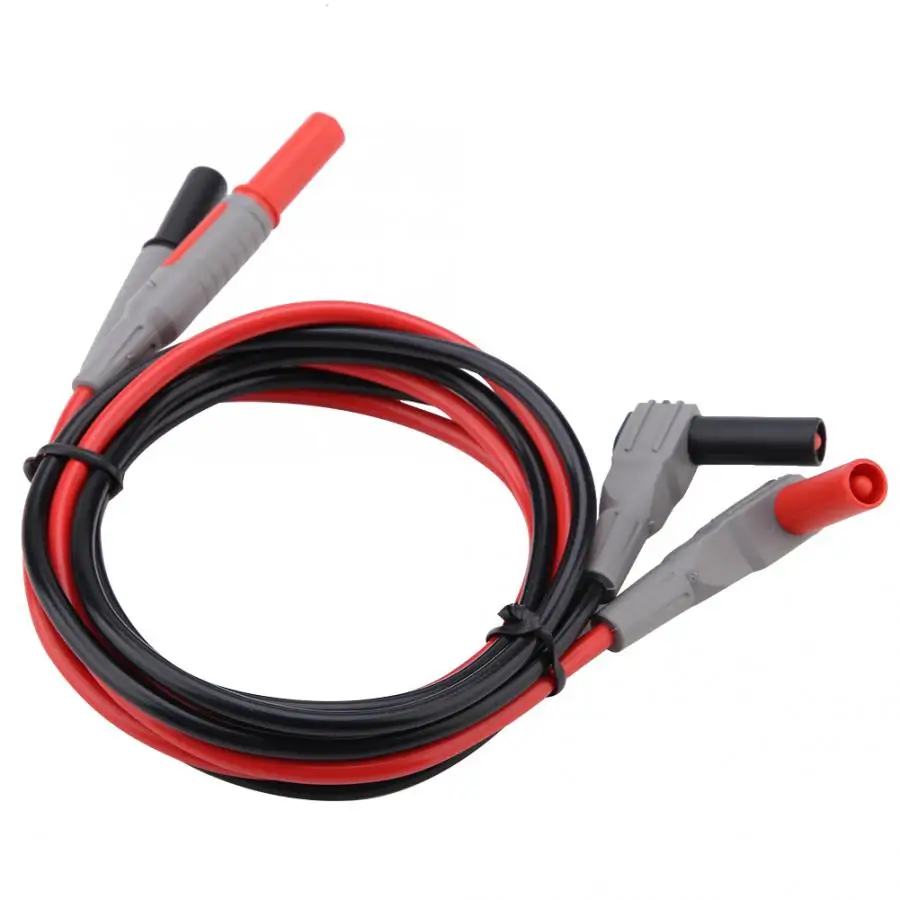 

Digital Multimeter P1300D Electronic Digital Multimeter Test Leads with Clips Replaceable Probe Tips Set