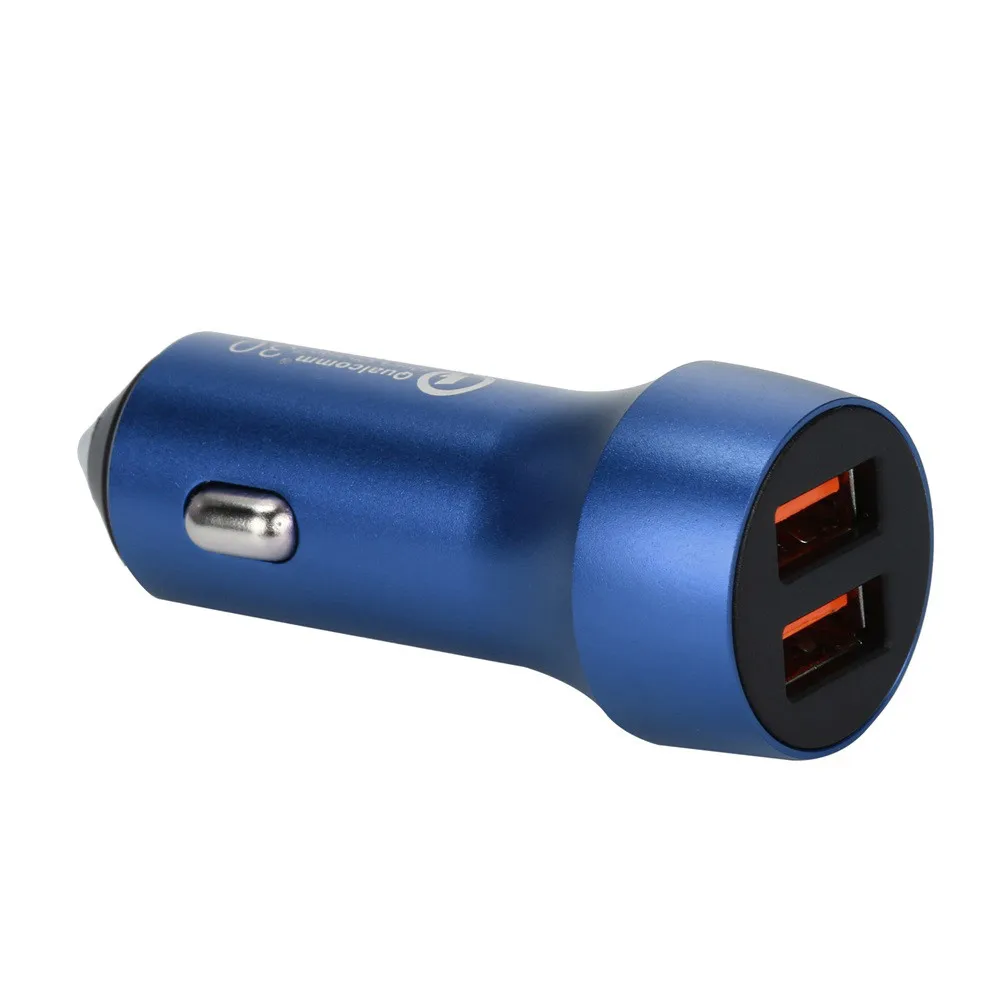 Высокое качество двойной usb автомобиль Быстрая зарядка QC3.0 Входное напряжение: