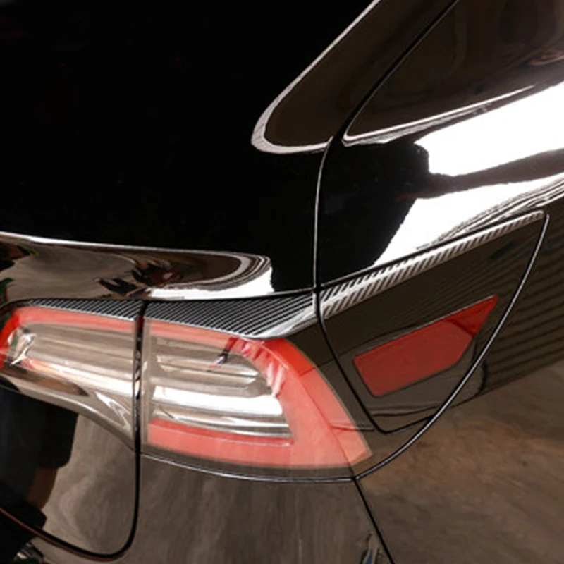 

My Good Car Taillight decoration bright taillight eyebrow decoration sequins for Tesla model 3 Car accessories