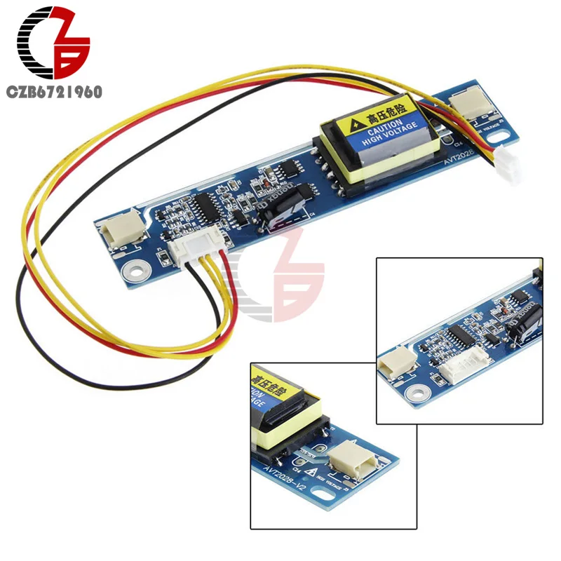 Ноутбук LCD подсветка CCFL лампа инвертор практичный 10 28V для экрана 26&quot|inverter for