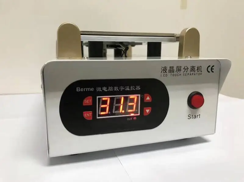 Новая версия 220 V/200 W Встроенный вакуумный насос Мобильный телефон lcd разделитель сенсорного экрана машина Макс 7-дюймовый объектив Ремонт стекла
