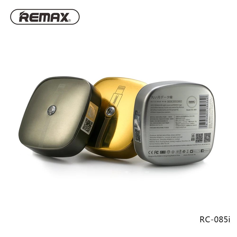 REMAX RC 085i 8Pin Алмазный Анти узел зарядное устройство для трансмиссии 2.1A кабель